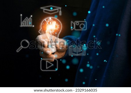 Concept of e-Learning, a learning management system through a network (Learning Management System) with an emphasis on learners as the center. in teaching and learning Blended style with regular class