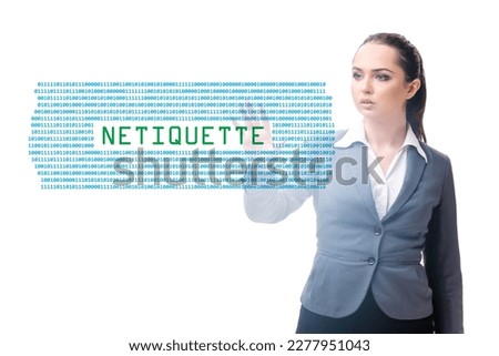 Concept of etiquette and netiquette