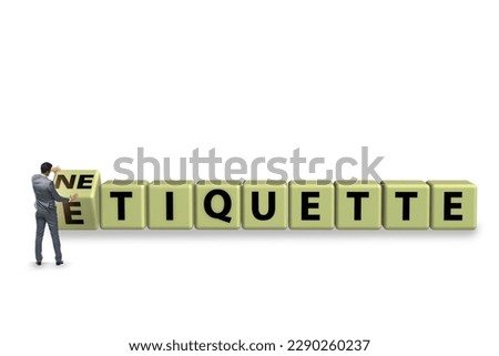 Concept of etiquette and netiquette