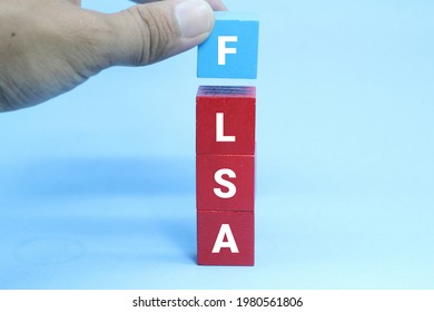 Concept Of Fair Labor Standards Act Or FLSA. Selective Focus.