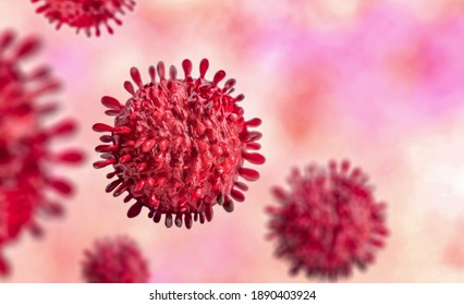 Concept of fight against COVID 19 virus. Coronavirus outbreak and coronaviruses influenza background. - Shutterstock ID 1890403924