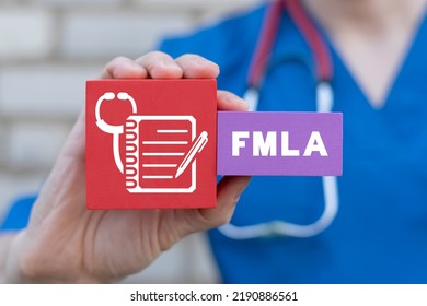 Concept Of FMLA Family Medical Leave Act.