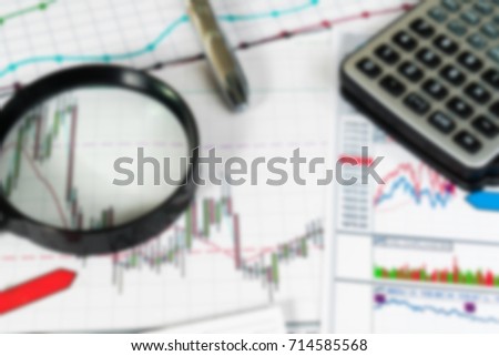 Concept Forex Finance Economic Analysis Blurred Stock Photo Edit - 