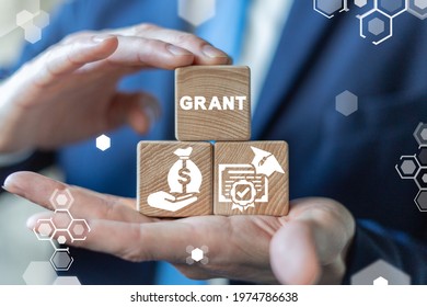 Concept Of Grant. Education Business Grants.