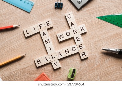 Concept of harmony and balance between work and family