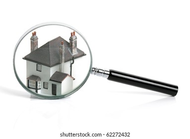 Concept For Home Inspection Or Searching For A House