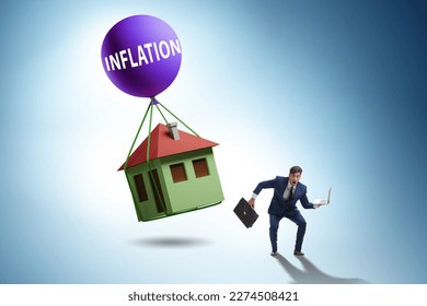 Concept of housing prices inflation - Shutterstock ID 2274508421