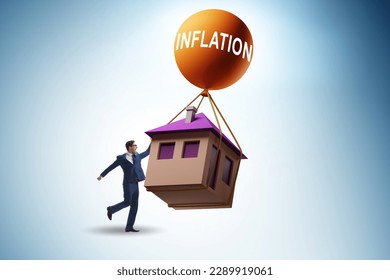 Concept of housing prices inflation - Shutterstock ID 2289919061