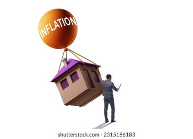 Concept of housing prices inflation - Shutterstock ID 2315186183