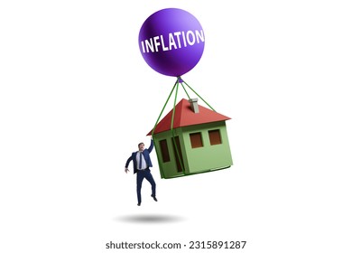 Concept of housing prices inflation - Shutterstock ID 2315891287
