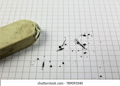 An concept Image of a error correction, mistake - with copy space