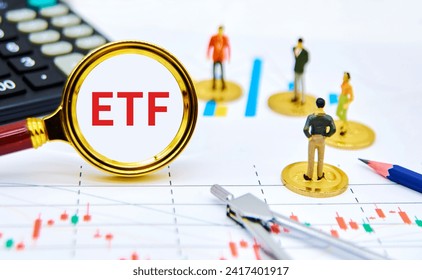 Concept image of an exchange-traded fund（ETF）
