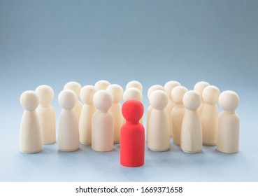 Concept Image Person Standing Out Crowd Stock Photo 1669371658 ...