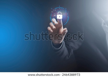 Concept image of security system within the organization that those involved must pay attention to