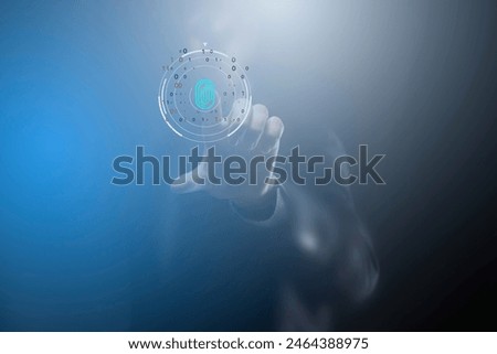 Concept image of security system within the organization that those involved must pay attention to
