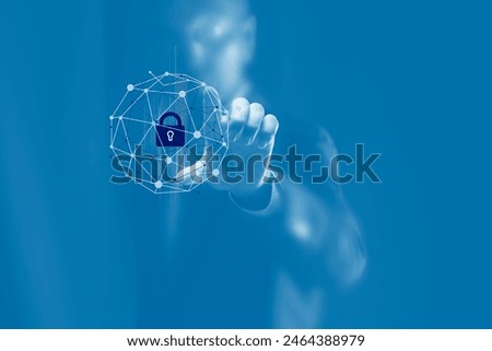 Concept image of security system within the organization that those involved must pay attention to