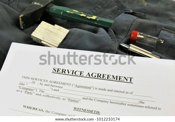 An concept Image of\
a Service agreement