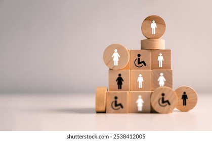 Concept of inclusion and equity in employment ensures that people with disabilities are provided equal opportunities in diverse work environment, promoting both business success and health equality.