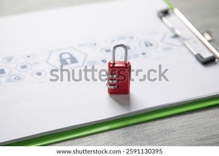 Concept Of Internet Security. Network. Technology. Data security