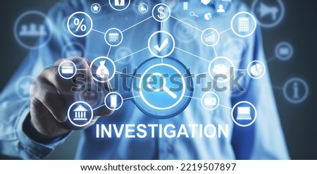 Concept of Investigation. Business. Finance 
