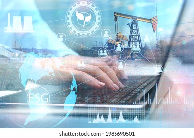 a concept for investing in the oil and gas industry protected by advanced technologies and ESG criteria
