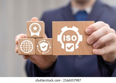 Concept Of ISO Standards Quality Control. Quality Management System. Requirements Compliance.