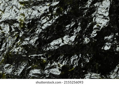 Concept Of Japanese Food, Seaweed Nori Texture Background