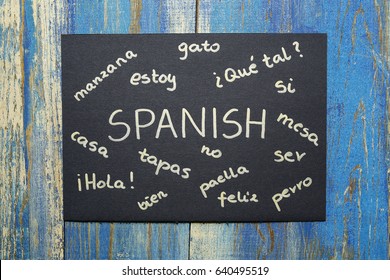 Concept Of Learning Spanish Language