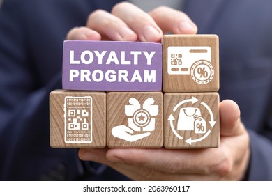 Concept Of Loyalty Customer Program. Business Marketing Sales Discount.