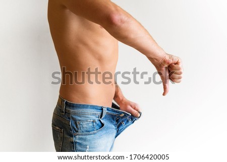 Concept of man having intimate problems