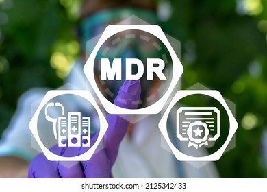 Concept Of MDR Medical Device Regulation.