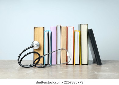 Concept of medical education and medical books - Powered by Shutterstock