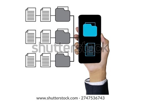 The concept of mobile storage and cloud data retrieval is used for business or personal data storage securely.