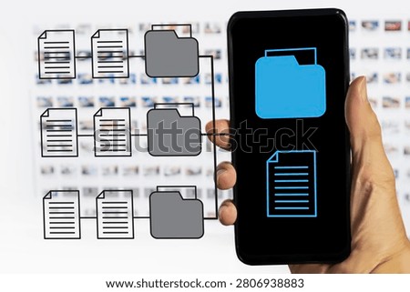 The concept of mobile storage and cloud data retrieval is used for business or personal data storage securely.