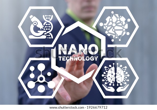 Concept of nano technology. Nano Tech\
Science Innovation.\
Nanotechnology.