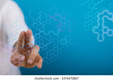 Concept of Network, internet communication. 3d illustration 