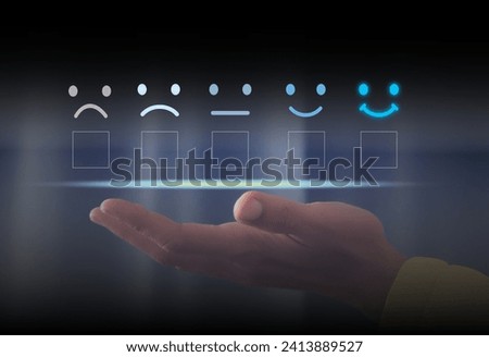 Concept on service development And caring about customers, busin