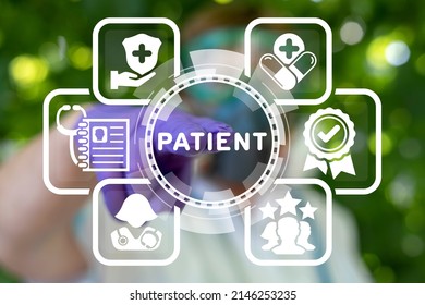 Concept Of Patient Care, Safety, Experience And Satisfaction. Medical Client Centred. Medicine Customer Focus. Healthcare Client-oriented.
