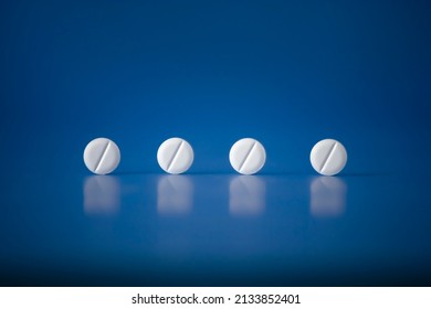 
Concept of pills Men Women Kids Health on blue horizontal plane background Hight quality Photo. Fake medicine - placebo is a sham substance or treatment which is designed to have no therapeutic value