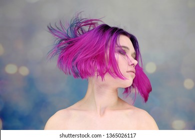 Women Fluttering Hair Images Stock Photos Vectors Shutterstock