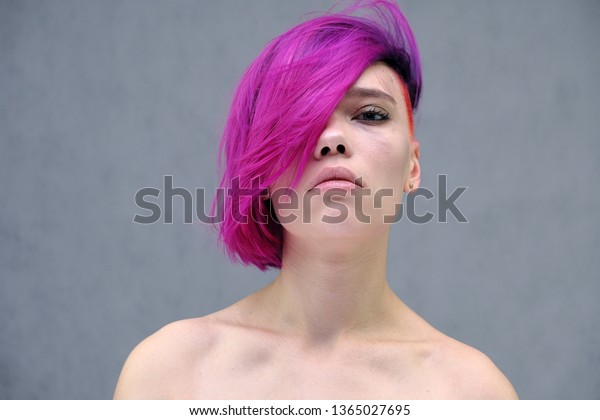 Concept Portrait Punk Girl Young Woman Stock Photo Edit Now