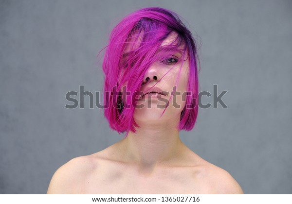 Concept Portrait Punk Girl Young Woman Stock Photo Edit Now