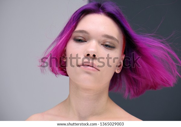 Concept Portrait Punk Girl Young Woman Stock Photo Edit Now