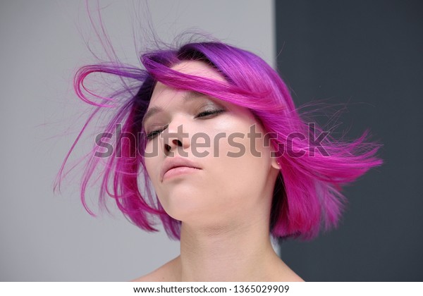 Concept Portrait Punk Girl Young Woman Stock Photo Edit Now