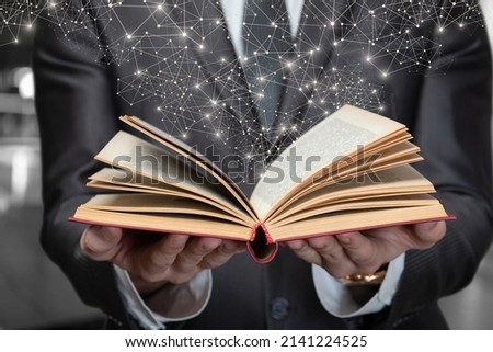 The concept of providing virtual reference encyclopedic information on the network.