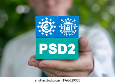 Concept of PSD2. Payment Service Directive (PSD 2). Open banking technology. - Shutterstock ID 1966829335