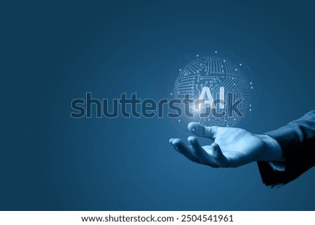 The concept of rapid development of technologies that make AI.