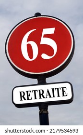 Concept Of The Reform Of Retirement At Age 65 In France