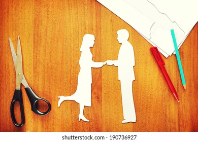 Concept Relationship Between Man Woman Stock Photo 190736927 | Shutterstock