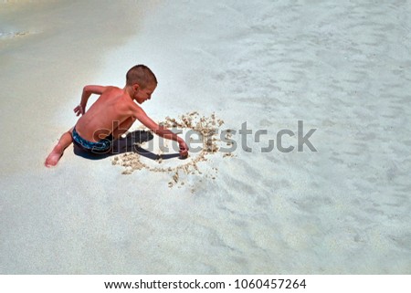 Similar – Image, Stock Photo le fin sable Colour photo